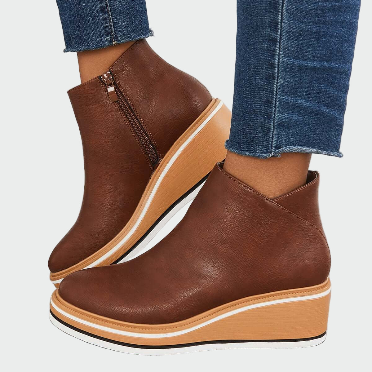 Kožené ortopedické boty