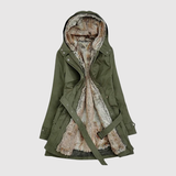 Jelena – Extra teplá parka s kožešinovým lemováním a stahovací šňůrou