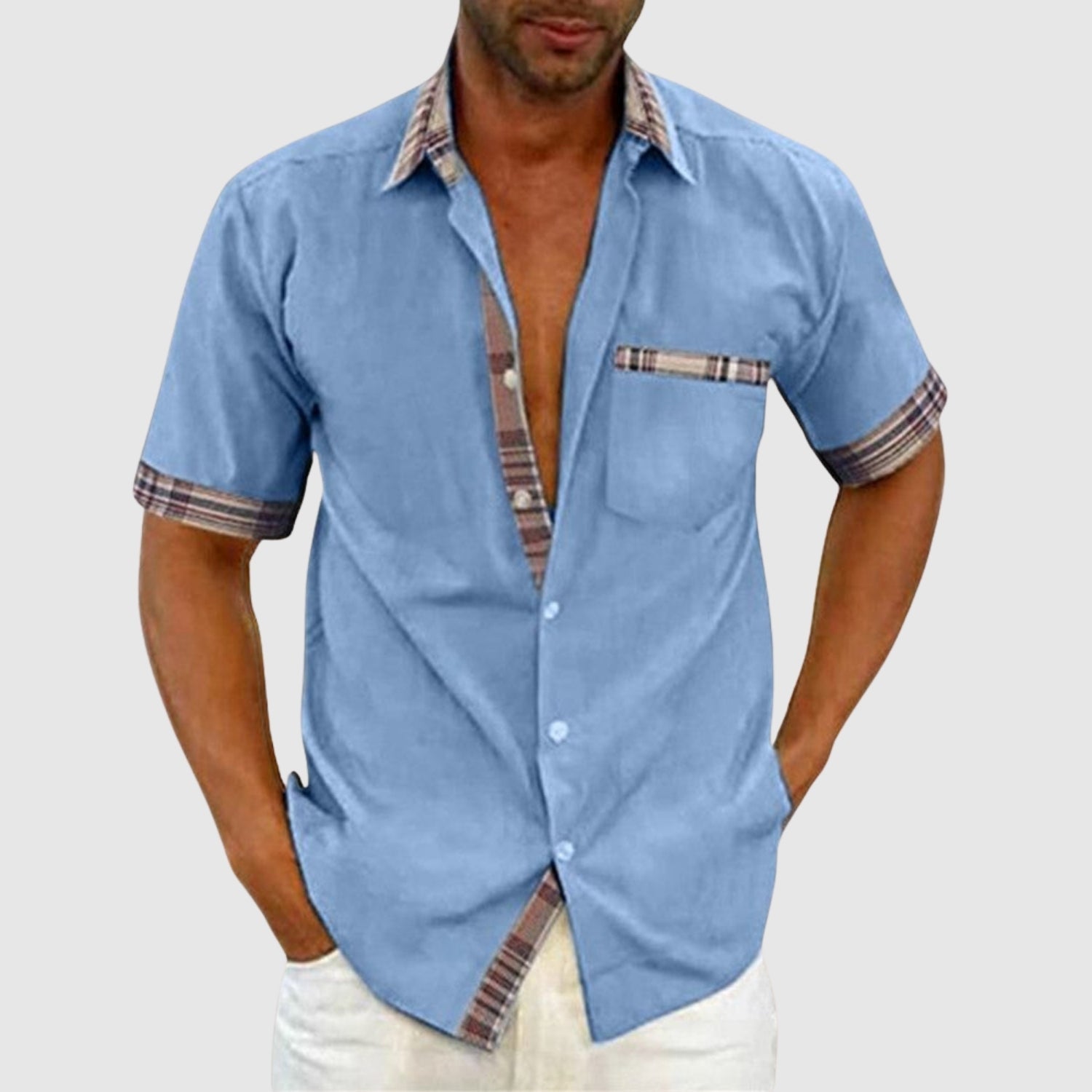 Adrian – Krátký rukáv ležérní košile