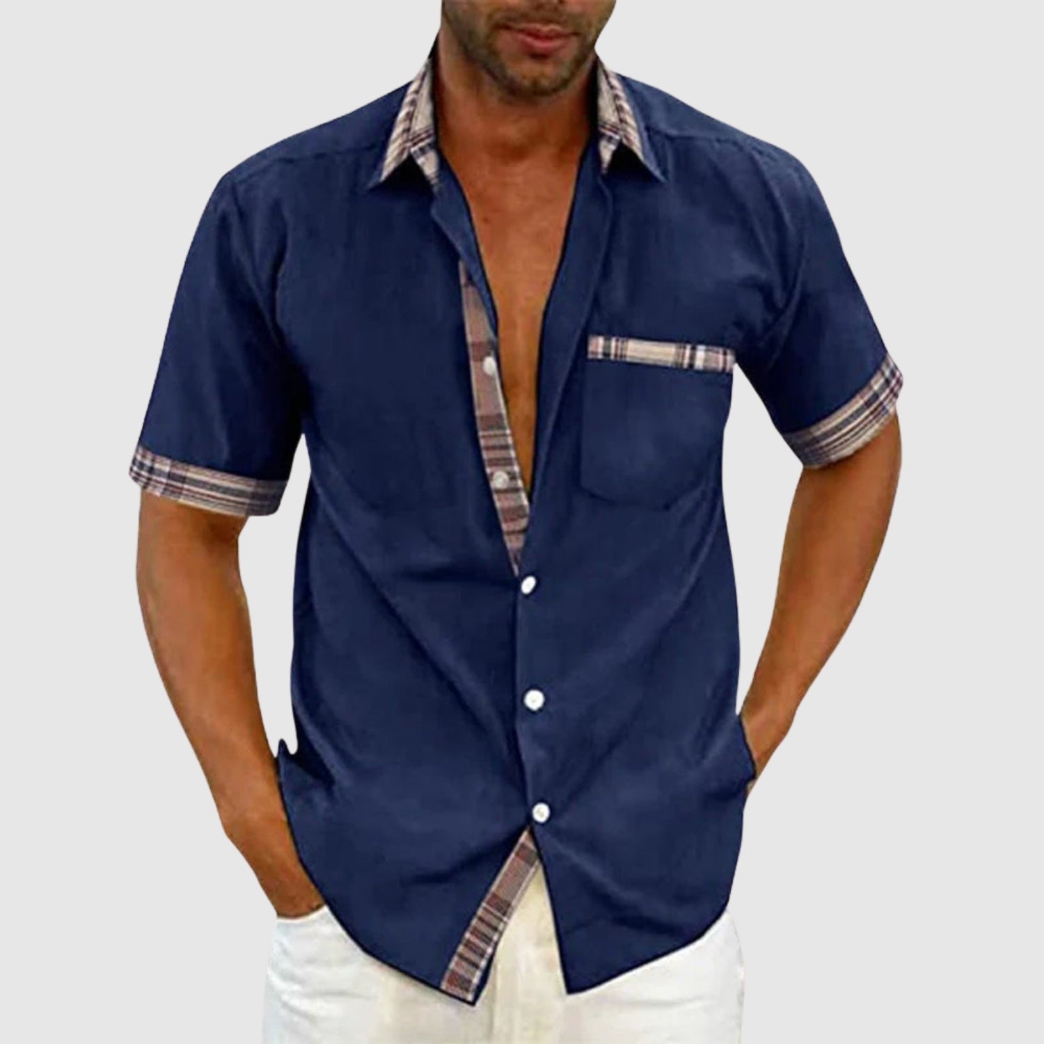 Adrian – Krátký rukáv ležérní košile