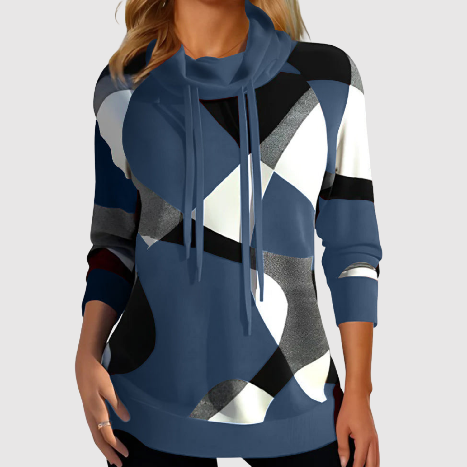 Nina – Mikina s geometrickým vzorem