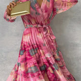 Luísa™ | Romantické květinové zavinovací šaty