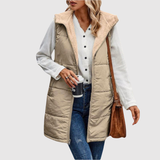 Jelena – Dlouhá bunda s kapucí pro ženy