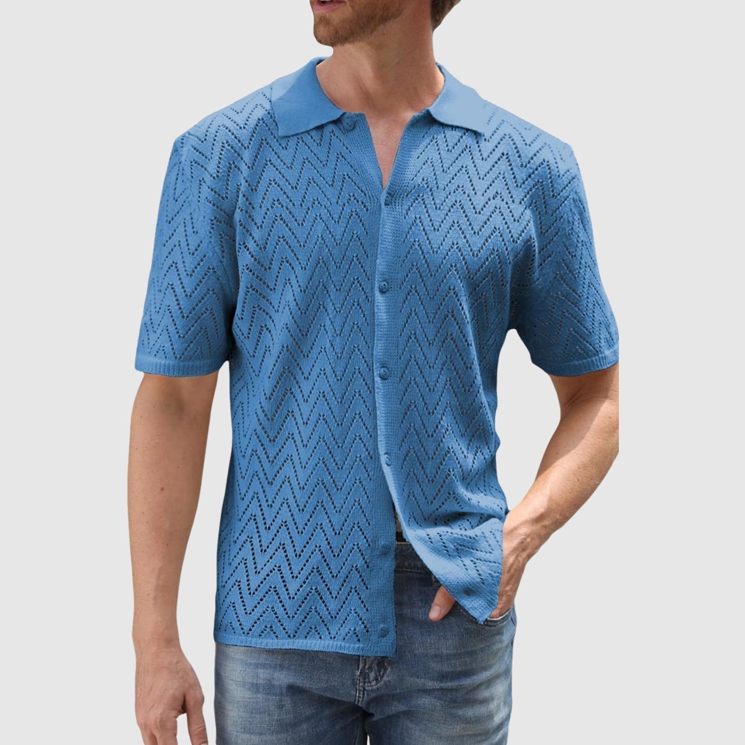 Adrian – Svetr s zigzagovým vzorem