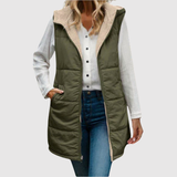 Jelena – Dlouhá bunda s kapucí pro ženy