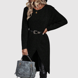 Nora – Stylová asymetrická tunika s dlouhými rukávy