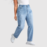 "Kira – Džíny s rovnými nohavicemi" can be rewritten as "Kira – Rovné nohavice džíny".