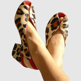 Teodora - Leopard Print Heeled Sandals