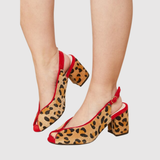Teodora - Leopard Print Heeled Sandals