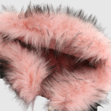 Jelena – Asymetrická bunda z ekologické kůže s pasovými švy