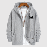 Šimon - Trendy Mikina s Kočičím Motivem