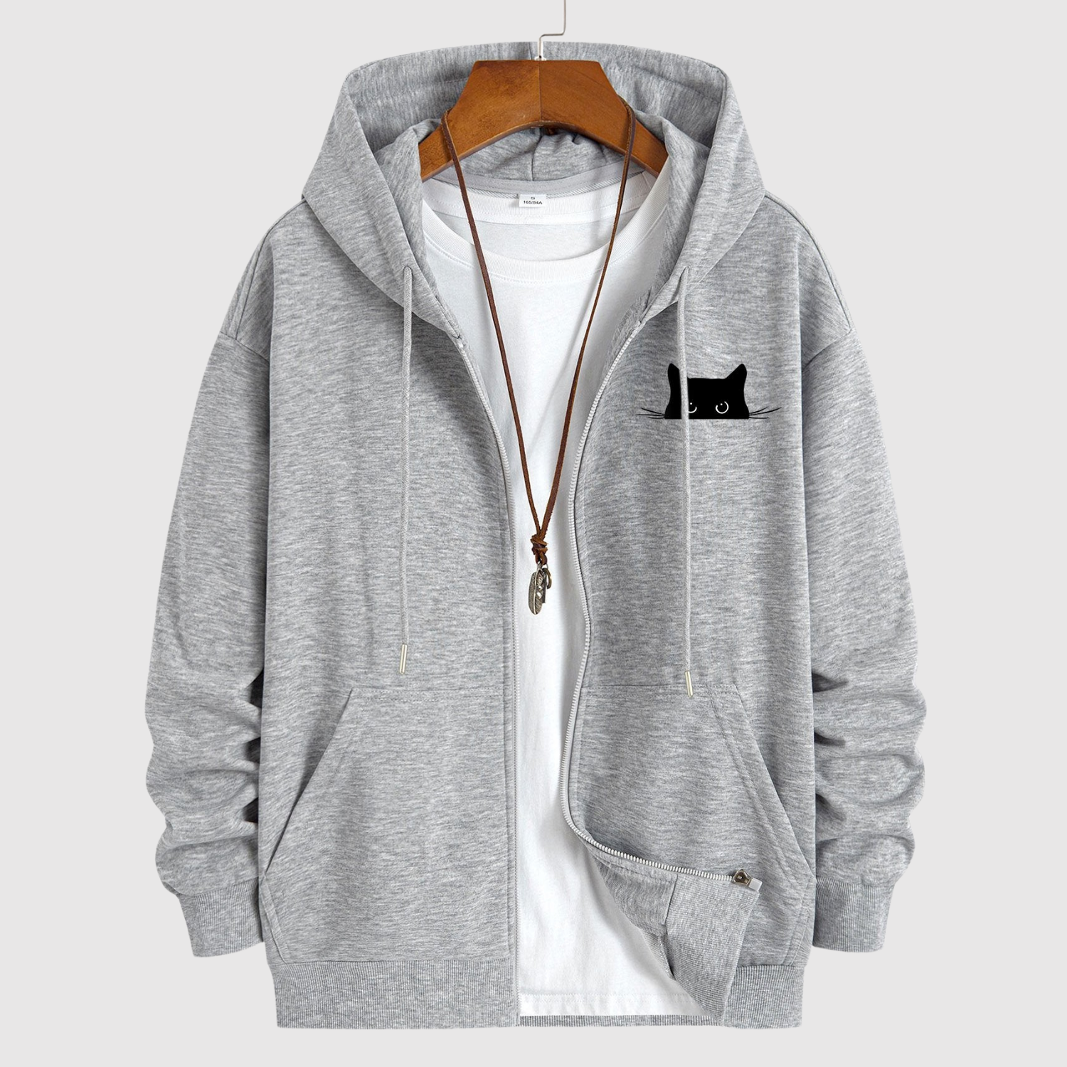 Šimon - Trendy Mikina s Kočičím Motivem