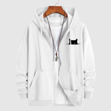 Šimon - Trendy Mikina s Kočičím Motivem