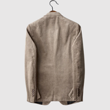 Šimon – Milano Blazer z Měkkého Strukturovaného Semiše