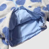 Nina - Fleece Mikina s Potiskem Srdcí