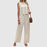 Natálie – Stylová souprava s volnými kalhotami