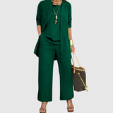 Natálie – Krátký rukáv a rovné kalhoty v sadě