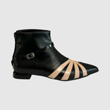 Teodora - Geometrické boty s špičatou špičkou