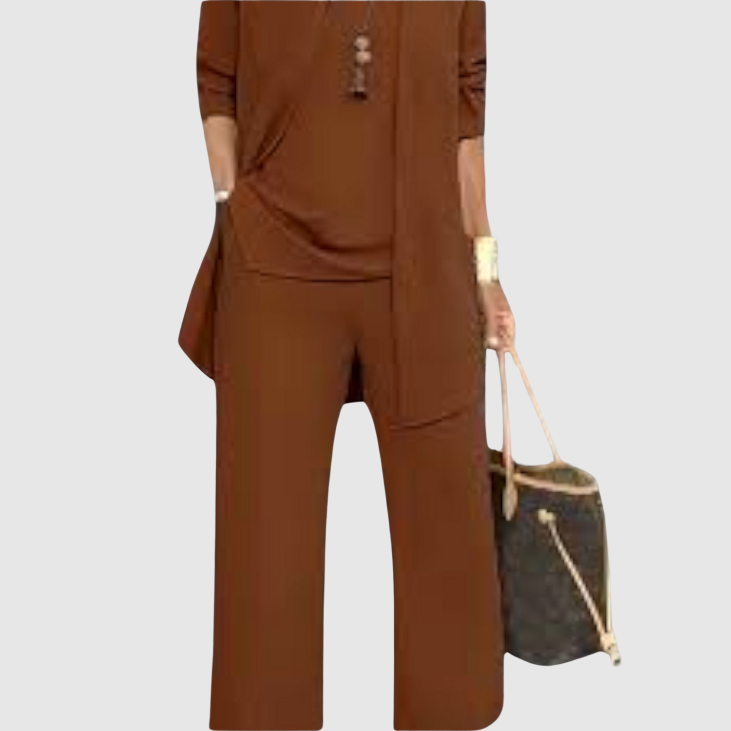 Natálie – Krátký rukáv a rovné kalhoty v sadě