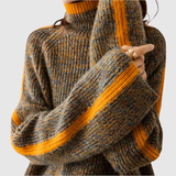 Nora – Svetr s elegantními kontrastními prvky