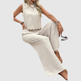 Natálie – Stylová souprava s volnými kalhotami