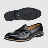 Viktor – Stylové kožené loafers s třásněmi