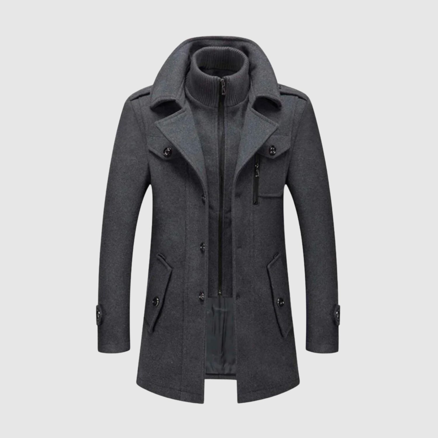 Marek – Moderní kabát z vlny