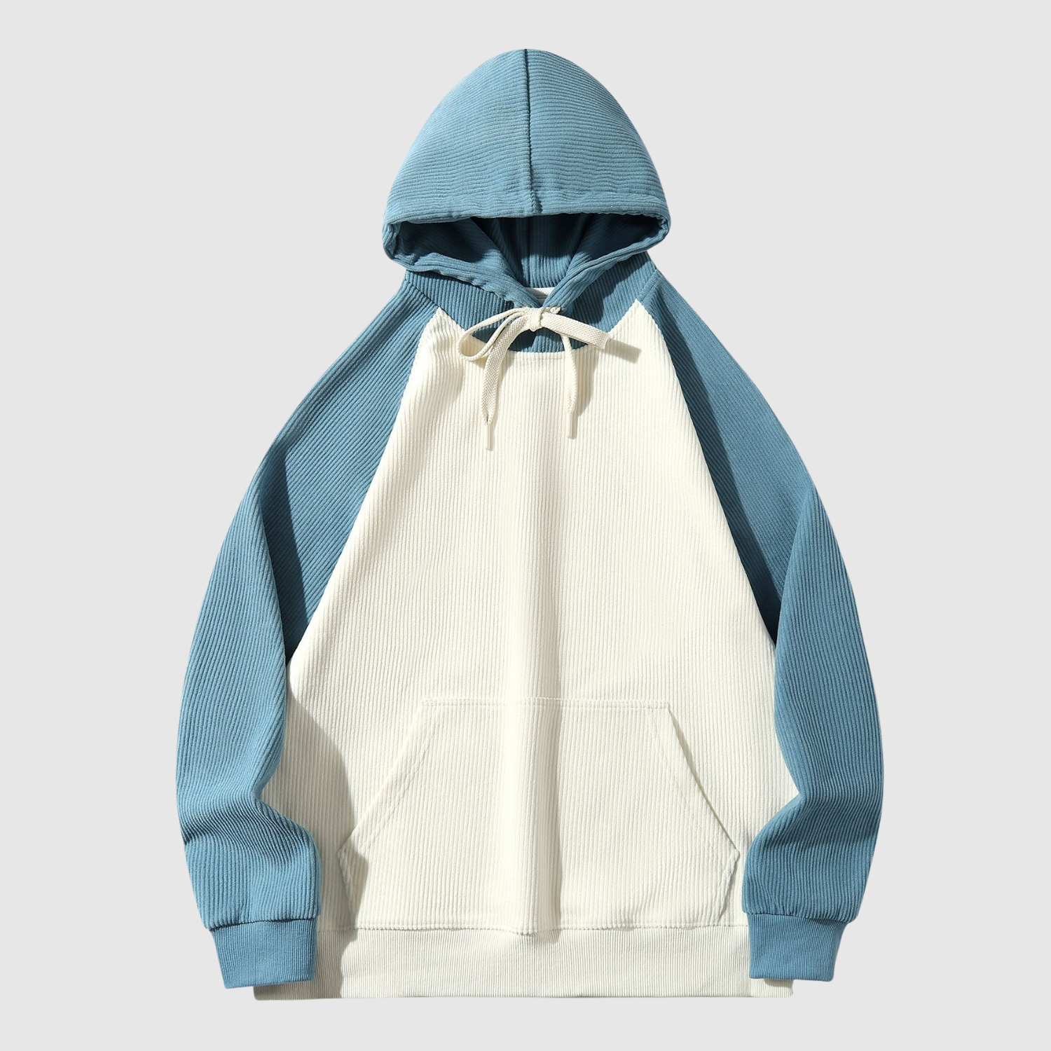 Daniel – Mikina s barevným blokem a texturou rybí kůže