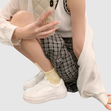 Rita – Minimalistické bílé tenisky na platformě