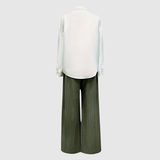 Natálie – Stylový set s košilí a volnými kalhotami