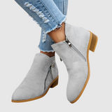 Teodora - Dámské kotníkové boty se zipem