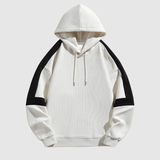 Daniel – Mikina s kontrastními rukávy" could be rewritten as "Daniel – Mikina s barevně odlišenými rukávy.