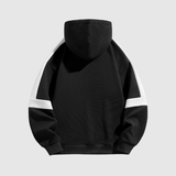 Daniel – Mikina s kontrastními rukávy" could be rewritten as "Daniel – Mikina s barevně odlišenými rukávy.