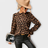 Kayla - Leopard Print Blouse