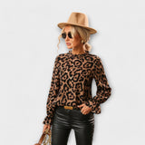 Kayla - Leopard Print Blouse