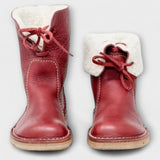 Zimní obuv s voděodolným materiálem a vlněnou podšívkou