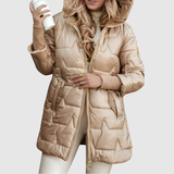 Jelena – Dlouhá zimní prošívaná bunda s kapucí" can be rewritten as:

"Jelena – Dlouhá zimní prošívaná bunda s kapucí pro maximální teplo