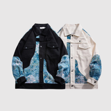 Šimon – Městská bunda s barevným potiskem