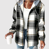 Nina - Stylová dámská košile s kapucí