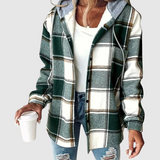 Nina - Stylová dámská košile s kapucí