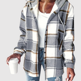 Nina - Stylová dámská košile s kapucí