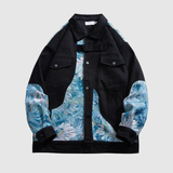 Šimon – Městská bunda s barevným potiskem