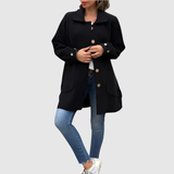 Jelena – Krátký kabát s knoflíkovým zapínáním