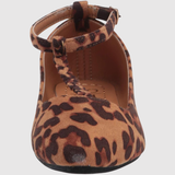 Lara – Sandály s leopardím vzorem a páskem