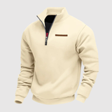 Daniel - Svetr s vysokým límcem a zipovým uzávěrem