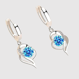 Elisa – Stříbrné náušnice s lesklým zirkonem