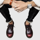 Viktor – Klasické kožené boty s robustní podrážkou