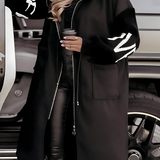 Růžový elegantní kardigan s kapucí