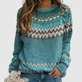 Nora – Pletený svetr s nordickými vzory