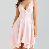 Élodie | Šaty Romance v Saténovém a Jemné Krajce